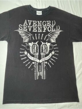 Avenged Sevenfold Band Shirt Metal A7X OG Hanes Heavyweight Men’s Medium